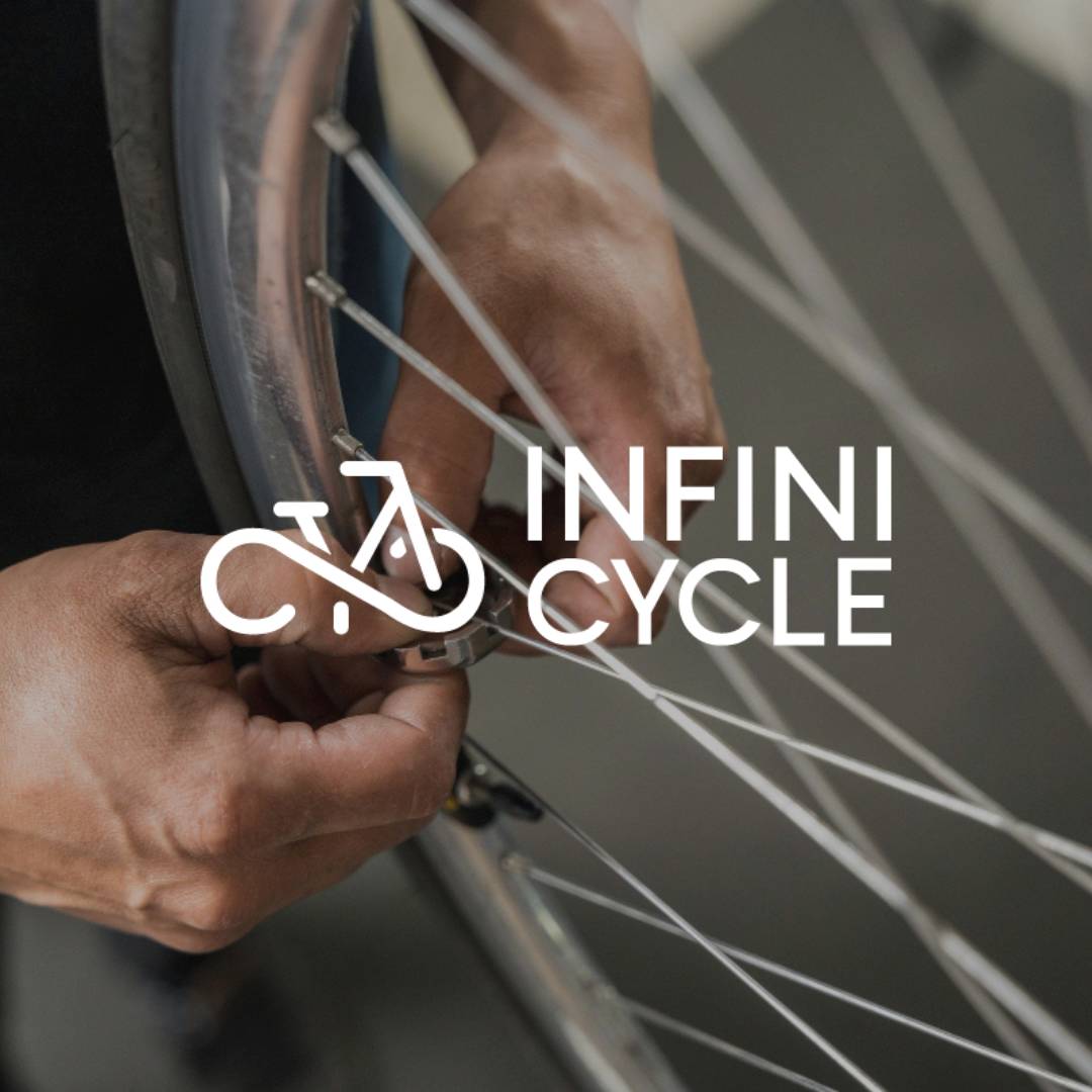 logo d'infini cycle réparateur de vélo