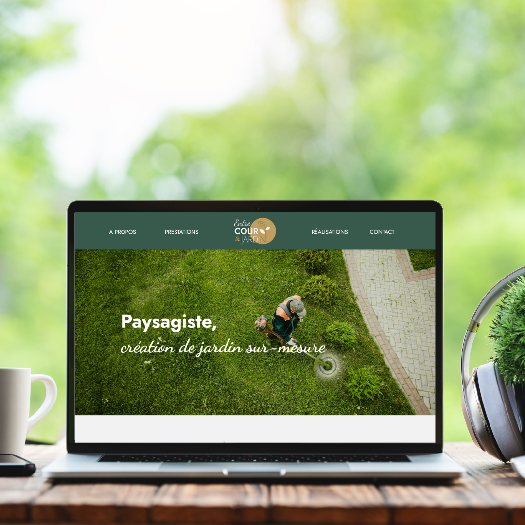 Site internet Entre Cour et Jardin Paysagiste Dijon