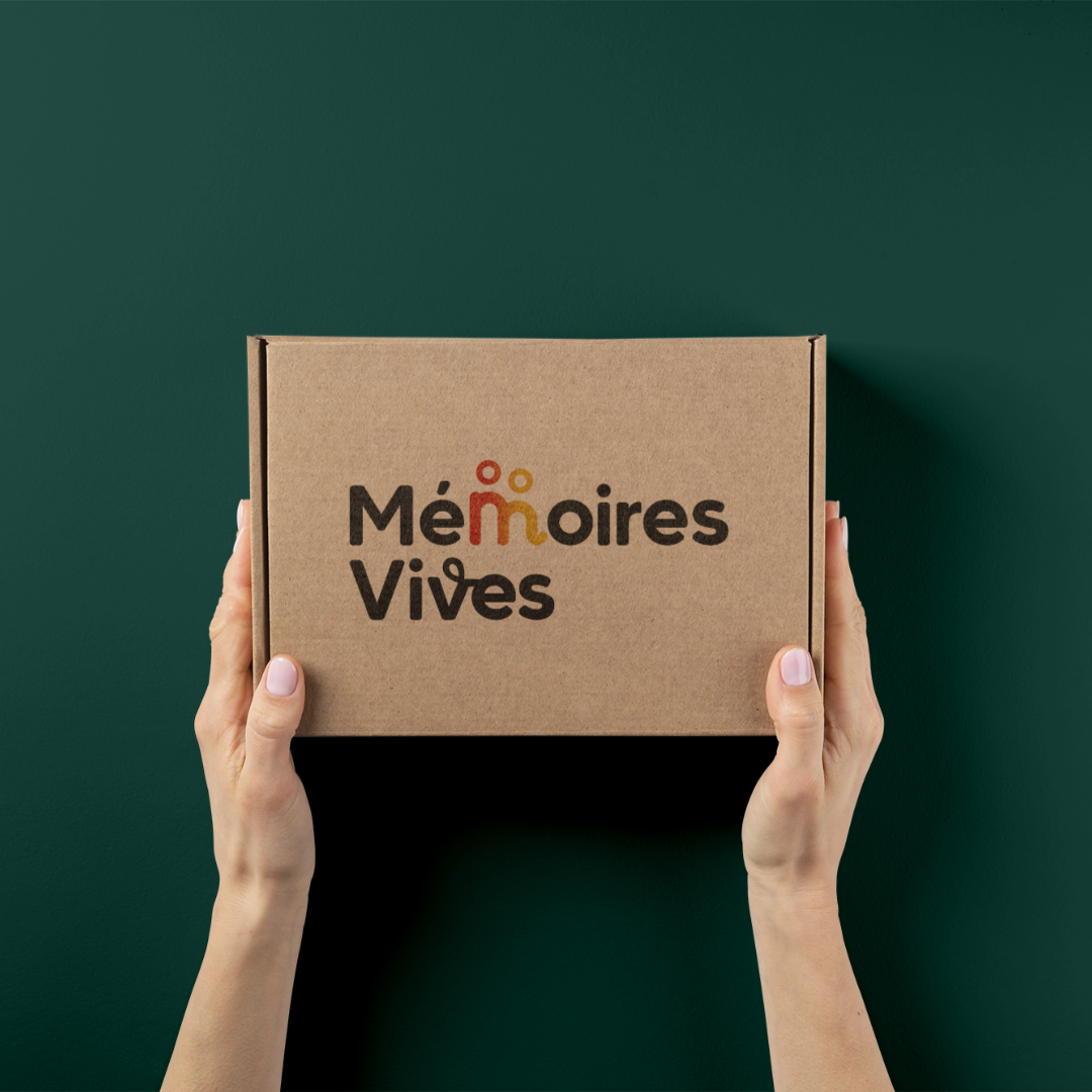 Mockup Mémoires vives boîte à souvenirs