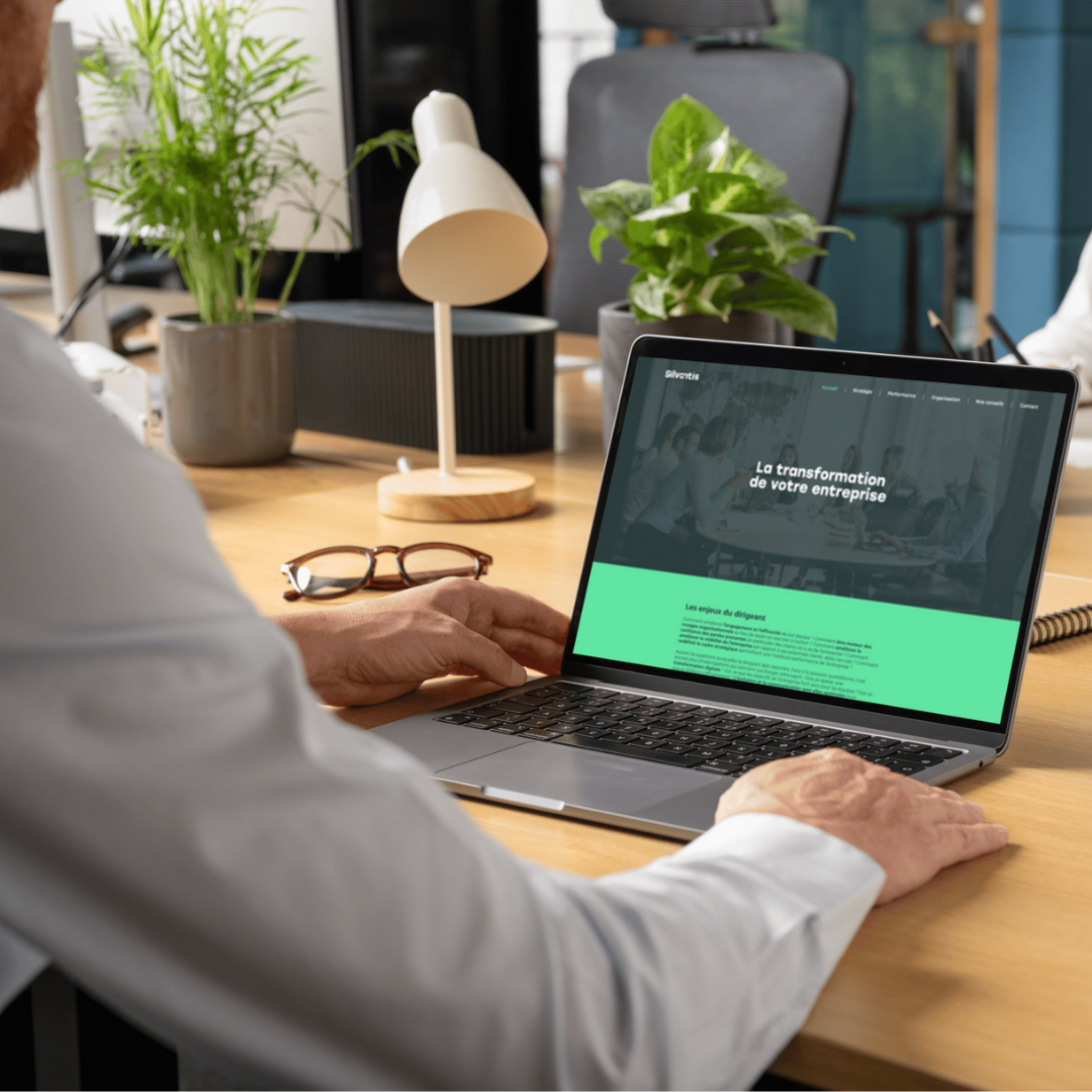 Mockup site internet Silvantis Dijon durabilité et expertise