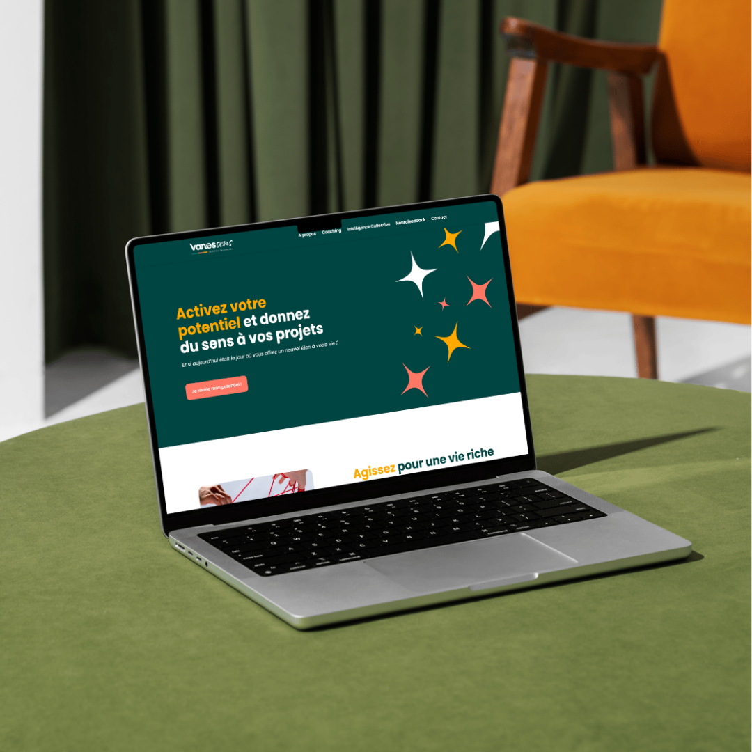 Site internet Vanessens spécialiste en neurofeedback by Kyracom
