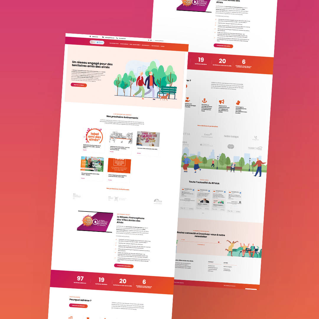 Site Web RFVAA Refonte Site Internet Site Web Nouvelle Version Web Design